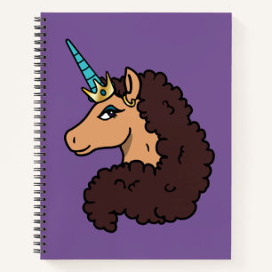 Carnet Afro Unicorn   Divin