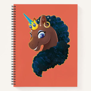 Carnet Afro Unicorn   Magique