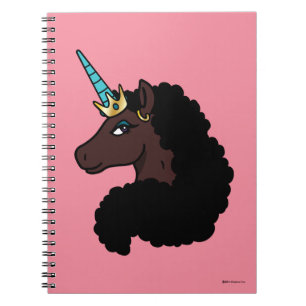 Carnet Afro Unicorn   Magique