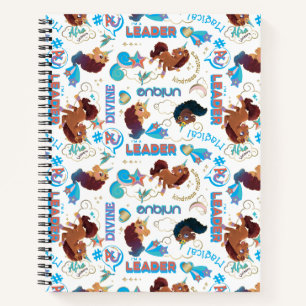 Carnet Afro Unicorn Magique autonomiser le Motif