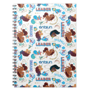 Carnet Afro Unicorn Magique autonomiser le Motif