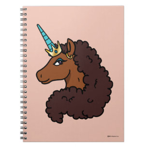 Carnet Afro Unicorn Unique
