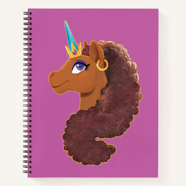 Carnet Afro Unicorn | Unique (Devant)