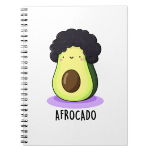 Carnet Afrocado Avocat Drôle Avec Afro Jeu de Mots 