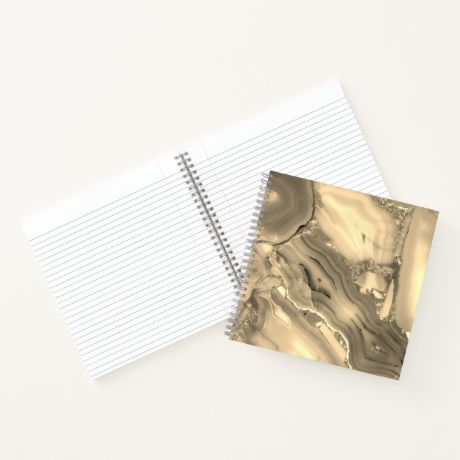 Carnet Agate marron (Intérieur)