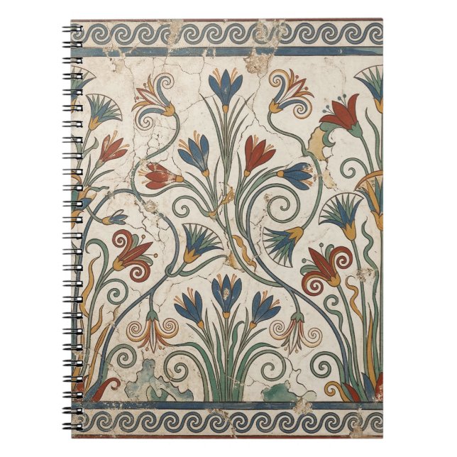 Carnet Âge de bronze en fleurs : botanique des fresques m (Devant)