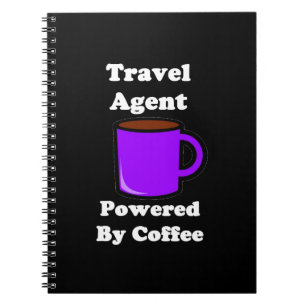 Carnet "Agent de voyage" actionné par le café