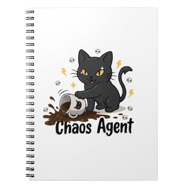 Carnet Agent du chaos Black Cat (Devant)