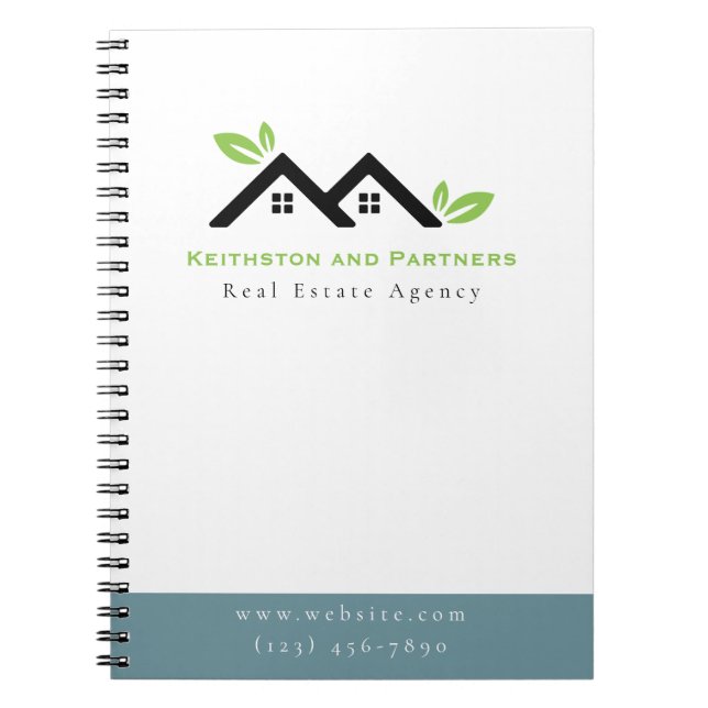 Carnet Agents immobiliers promotionnels modernes (Devant)