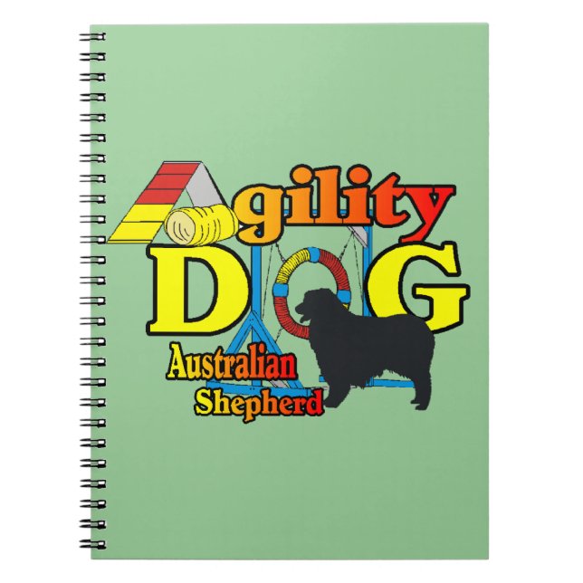 Carnet Agilité des bergers australiens (Devant)