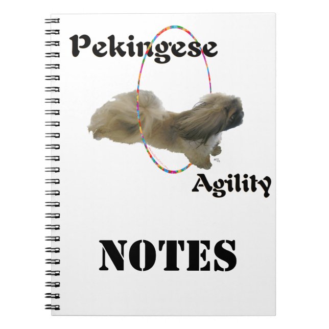 Carnet Agilité du Pékinois (Devant)