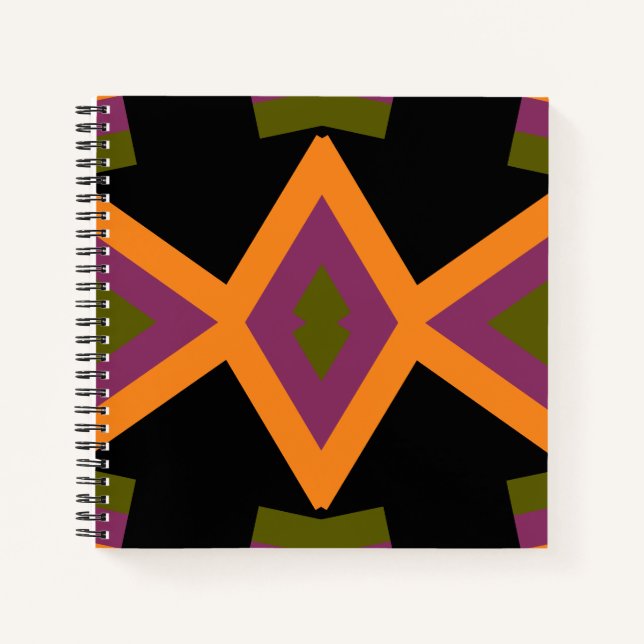 Carnet Agnezina Gras géométrique13 (Devant)