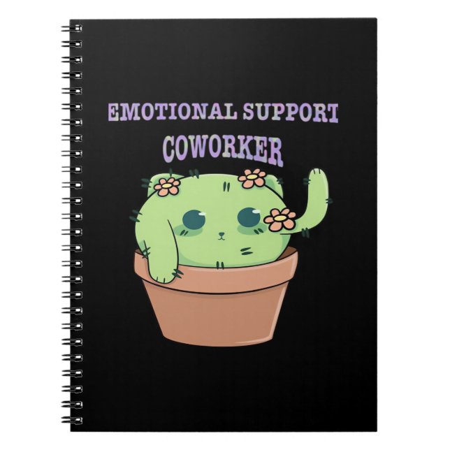 Carnet Aide émotionnelle Coworker Chat Stickers Classic (Devant)