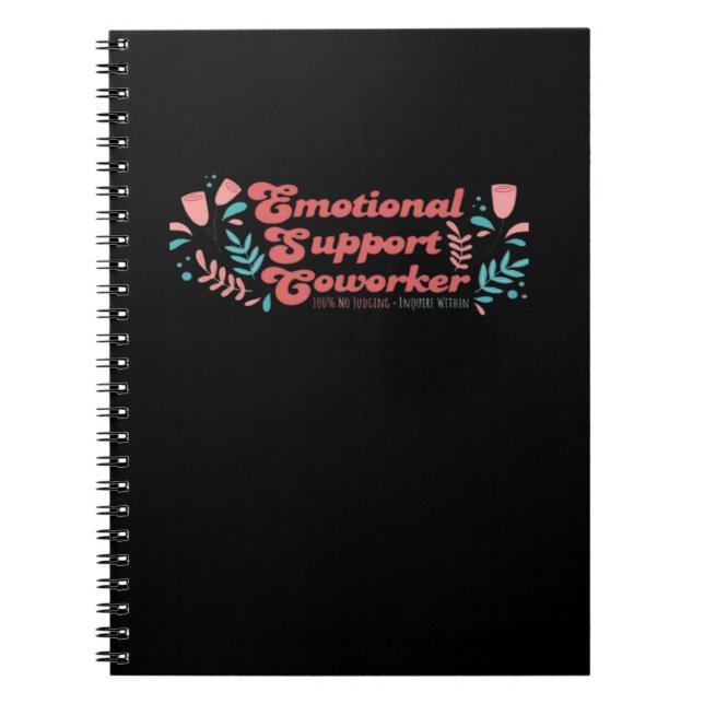 Carnet Aide émotionnelle Coworker Classic Funny Tendance (Devant)