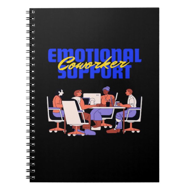 Carnet Aide émotionnelle Coworker Classic Pour Mème Drôle (Devant)