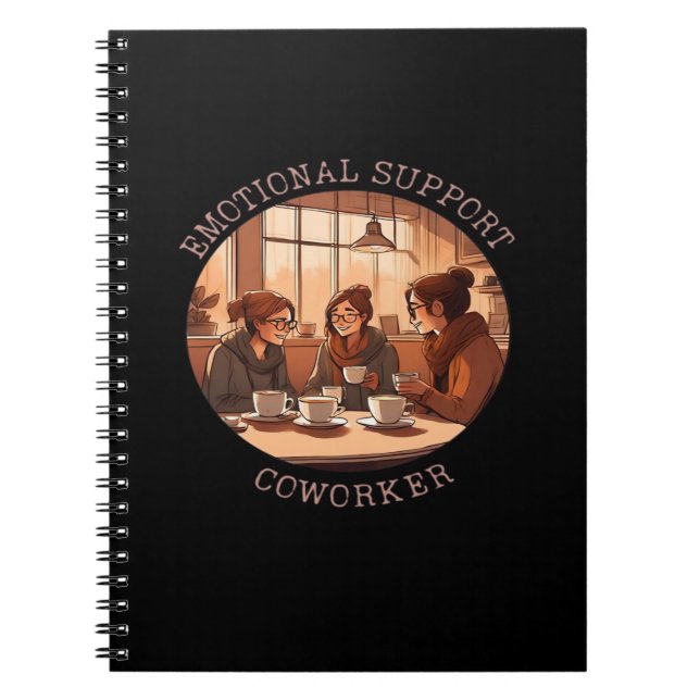 Carnet Aide émotionnelle Coworker Motivational Office Com (Devant)