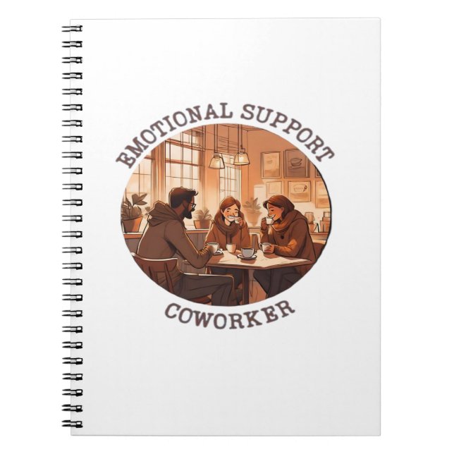 Carnet Aide émotionnelle Coworker Whimsical Office Ally C (Devant)