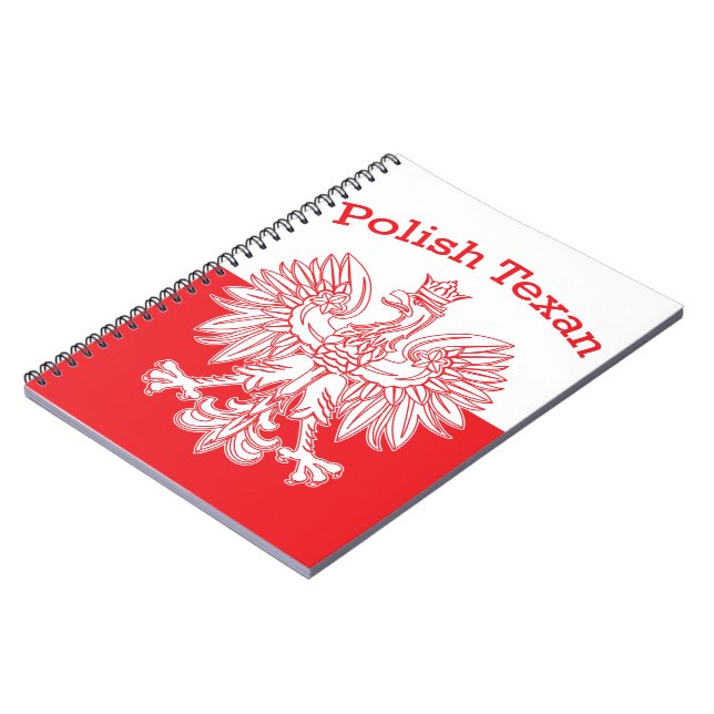 Carnet Aigle blanc texan polonais (Côté gauche)