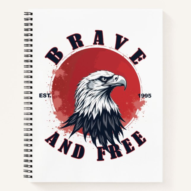 Carnet Aigle courageux et libre (Devant)