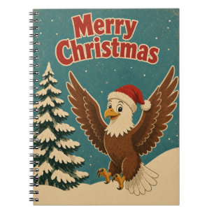 Carnet Aigle Dérive de Neige Animal Noël