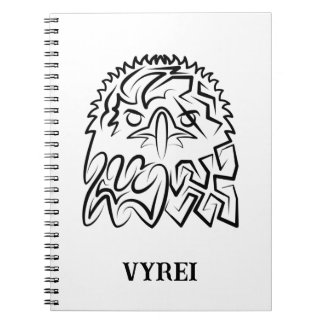 Carnet Aigle tribale noire et blanche