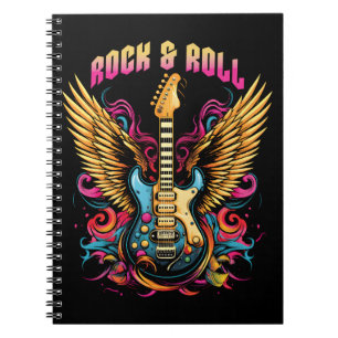 Carnet Ailes de guitare Rock n Roll