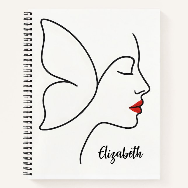 Carnet Ailes émergentes - Papillon caché (Devant)