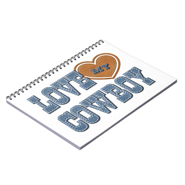 Carnet Aimez mon cowboy (Côté gauche)