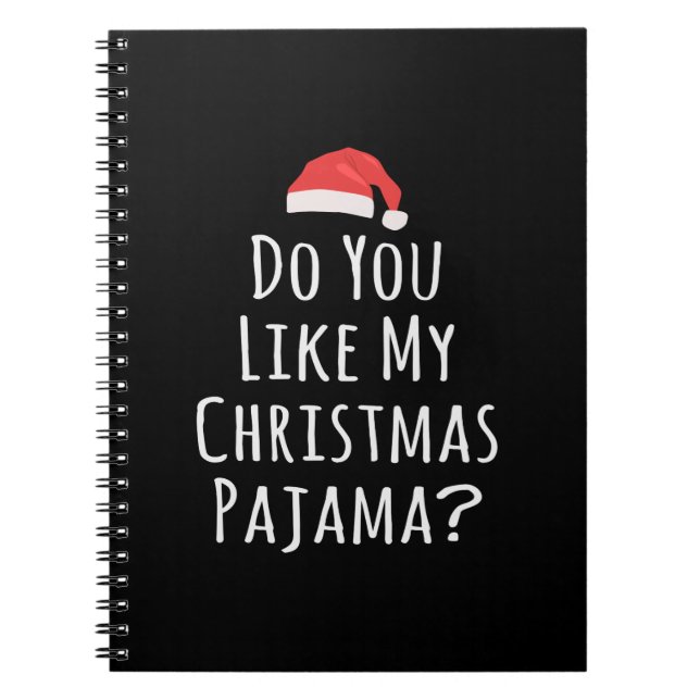 Carnet Aimez-vous mon pyjama de Noël ? (Devant)