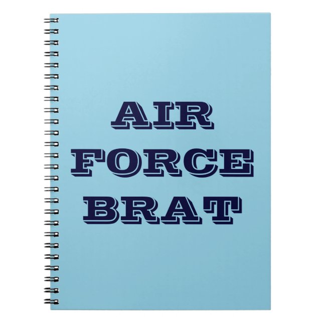 Carnet Air Force Brat (Devant)