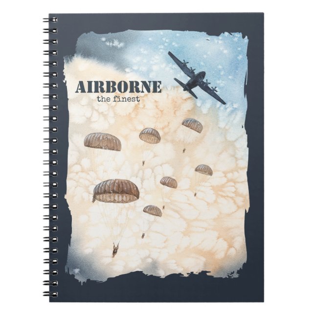 Carnet Airborne Les Parachutistes Les Plus Beaux Jump Per (Devant)