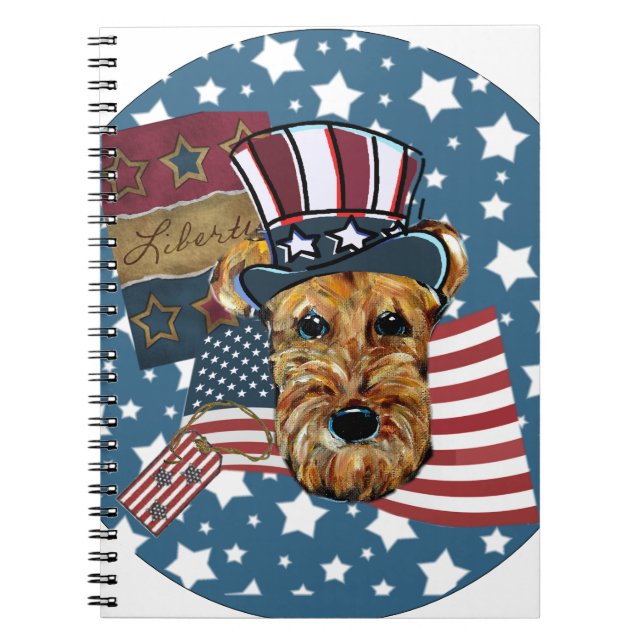 CARNET AIRDALE TERRIER (Devant)