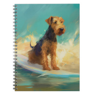 Carnet Airedale Beach Surf Peinture