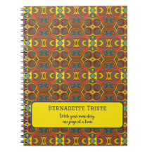 Ajouter le nom Red Yellow Orange Owl Inspiré Motif