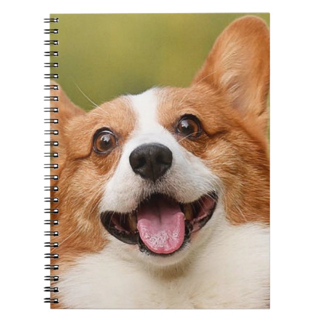 Carnet Ajouter photo de chien personnalisé Customisé (Devant)