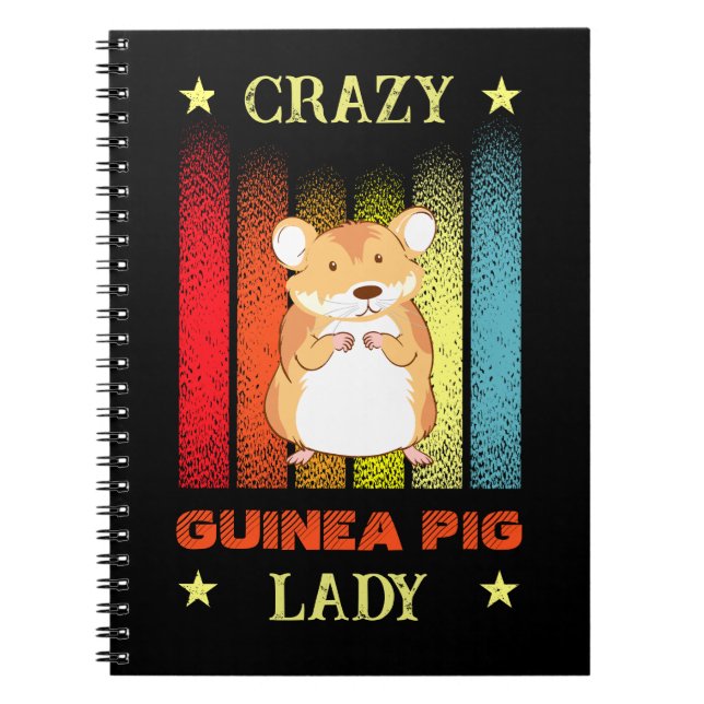 Carnet Ajouter un nom Modifier le texte Crazy Guinea Pig  (Devant)