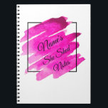 Carnet Ajouter un nom Modifier le texte Elle Shop Mauve B<br><div class="desc">Add the Name and Change ANY of the Text - see my store for more great She Shed Toxits.</div>