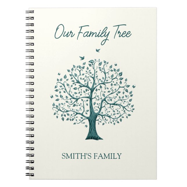 Carnet Ajouter un nom Nos racines Family Tree Design (Devant)