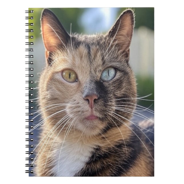 Carnet Ajouter une Personnaliser photo de chat (Devant)