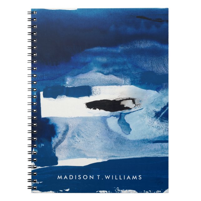 Carnet Ajoutez votre nom | Blue Amore II (Devant)