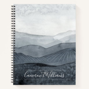 Carnet Ajoutez votre nom   Blustering Grey Valley