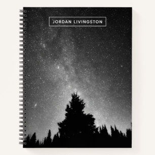 Carnet Ajoutez votre nom Ciel nocturne