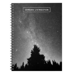 Carnet Ajoutez votre nom Ciel nocturne