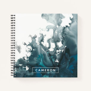 Carnet Ajoutez votre nom Indigo Tempest