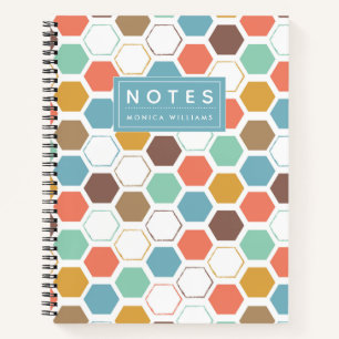 Carnet Ajoutez votre nom Motif du module Bee Hive