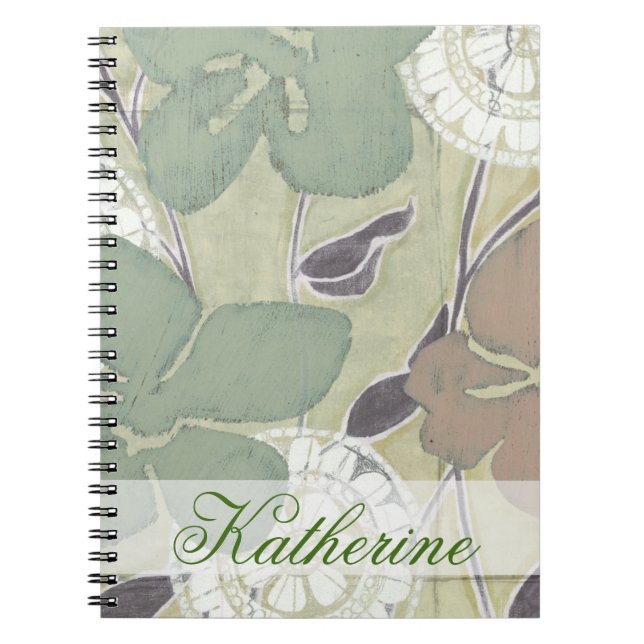 Carnet Ajoutez votre nom | Serene Pastels II (Devant)