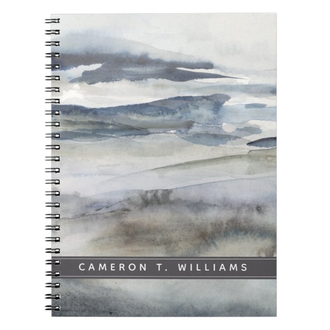 Carnet Ajoutez votre nom | Spray de sel neutre (Devant)