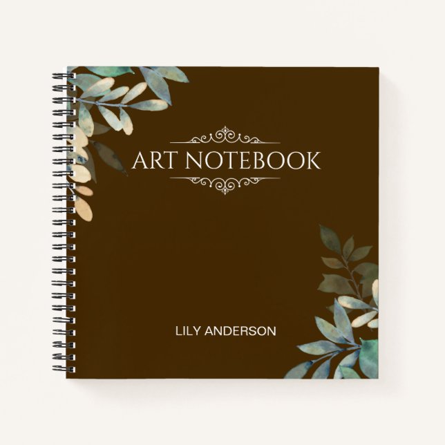 Carnet Ajoutez votre propre sujet et nom avec le calendri (Devant)