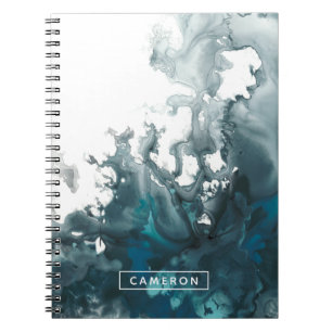 Carnet Ajoutez votre tempête nommée d'indigo de