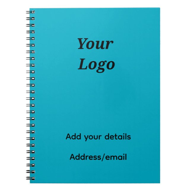 Carnet Ajoutez votre texte de logo Pic notebook  (Devant)